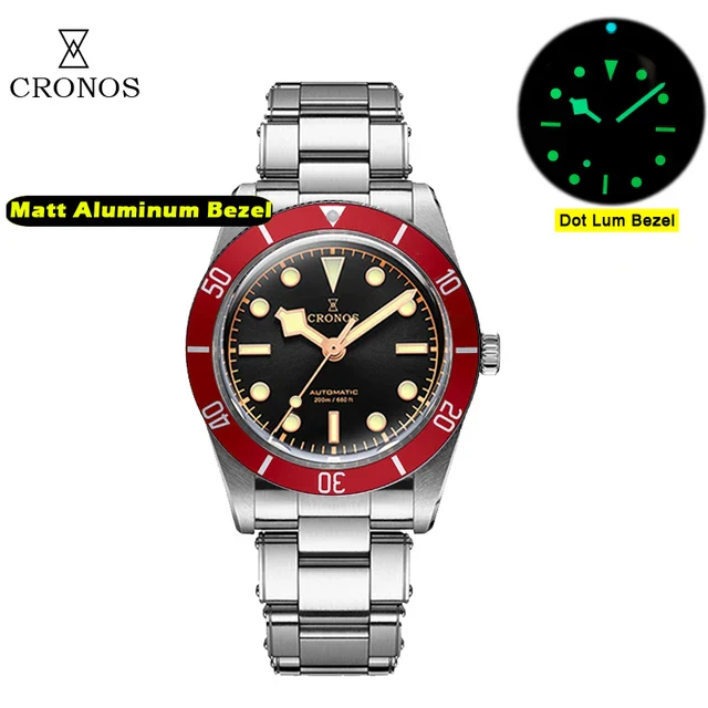 ★EU-Pre-Owned★Cronos 37mm BB54 Vintage Diver Automatic Watches L6033-lid sapphire glass - Image 19