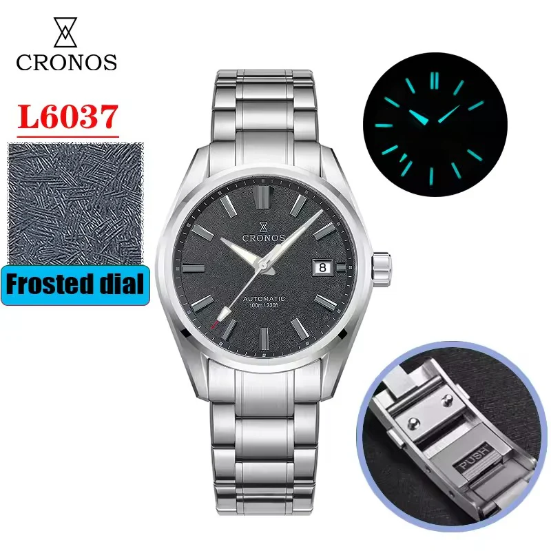 Cronos Men Watch 39mm Automatic Watches L6037M - Image 5