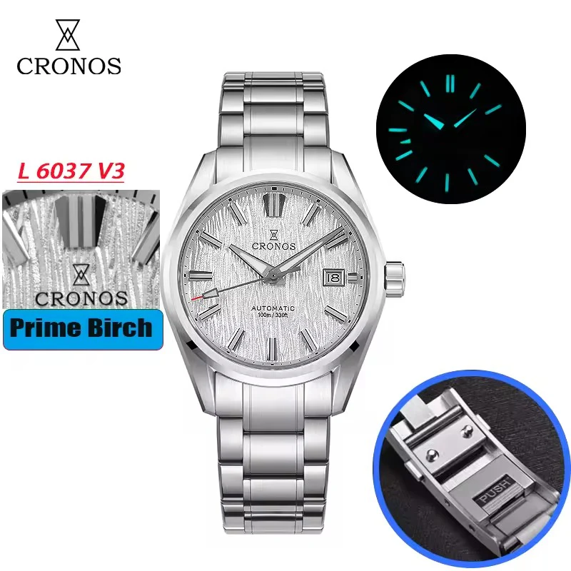 Cronos Men Watch 39mm Automatic Watches L6037M - Image 21