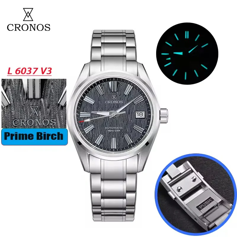 Cronos Men Watch 39mm Automatic Watches L6037M - Image 22