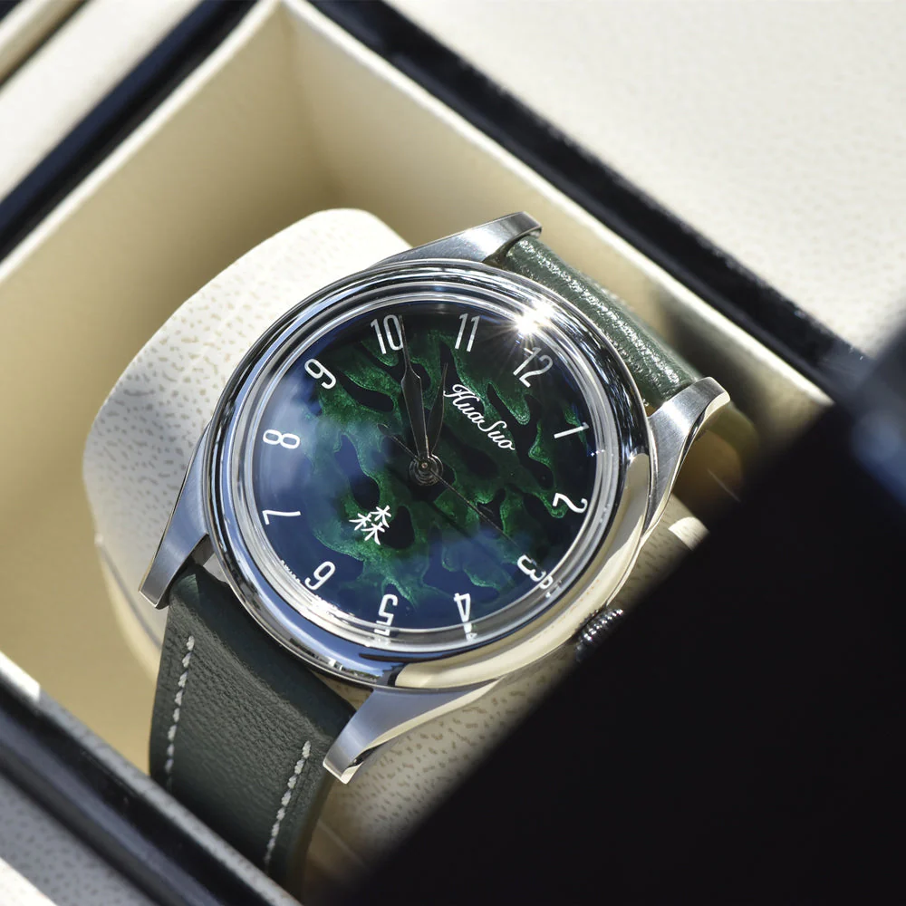 HuaSuo 38mm Lacquered Dial PT5000 Automatic Watch - Image 16