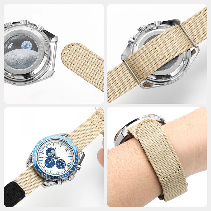 20mm/22mm Soft Nylon Magic Tape Watchband - Image 12