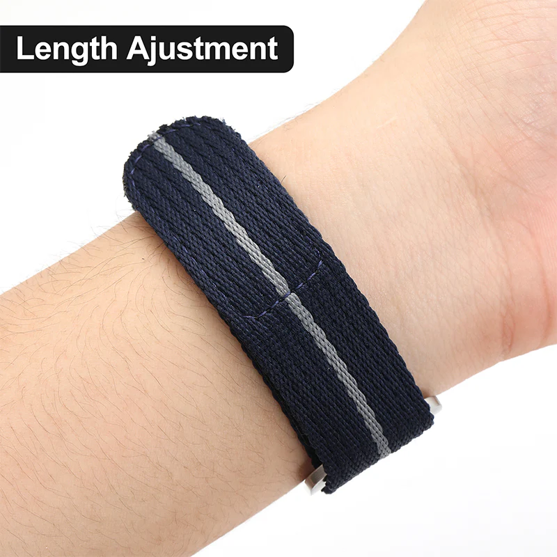 20mm/22mm Soft Nylon Magic Tape Watchband - Image 14