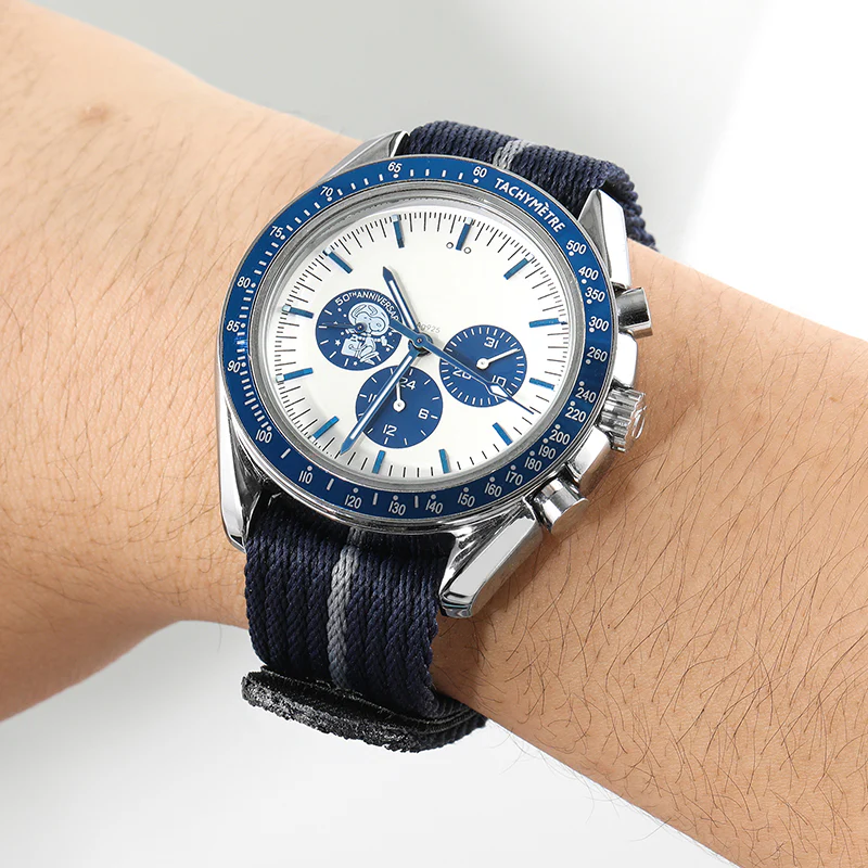 20mm/22mm Soft Nylon Magic Tape Watchband - Image 16