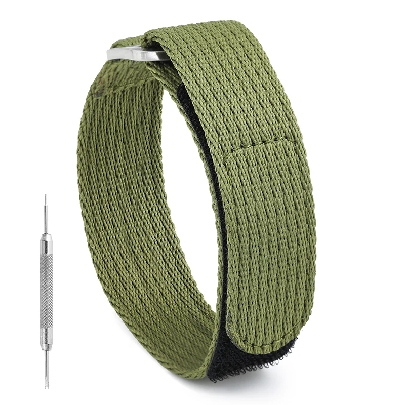 20mm/22mm Soft Nylon Magic Tape Watchband - Image 17