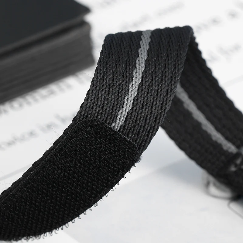 20mm/22mm Soft Nylon Magic Tape Watchband - Image 25