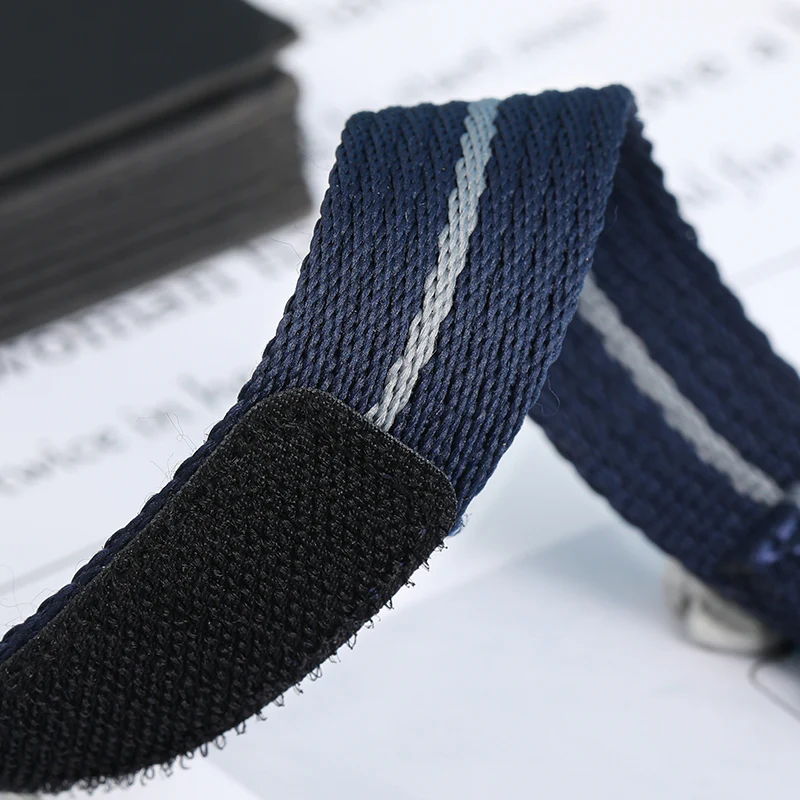 20mm/22mm Soft Nylon Magic Tape Watchband - Image 31