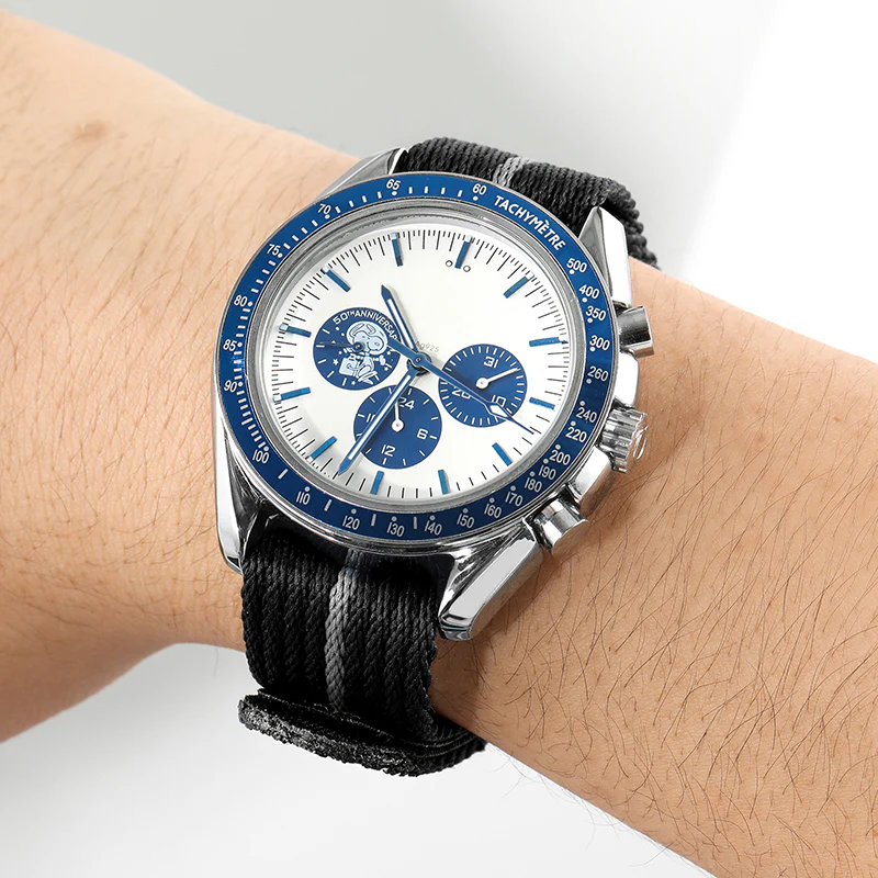 20mm/22mm Soft Nylon Magic Tape Watchband - Image 9