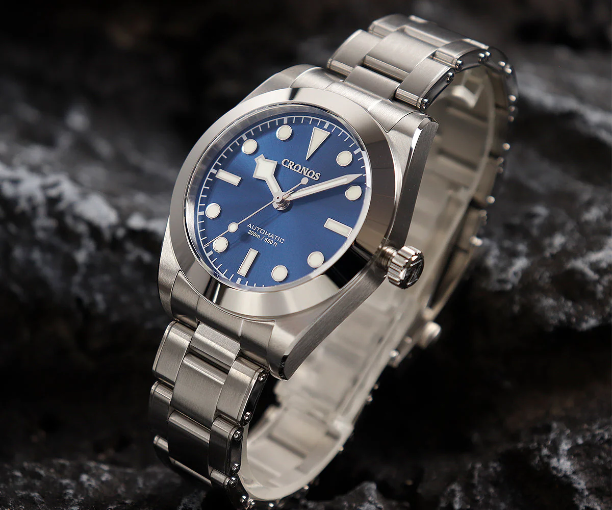 Cronos BB39 PT5000/SW200 Snowflake Automatic Watch L6026-Riveted bracelet - Image 12