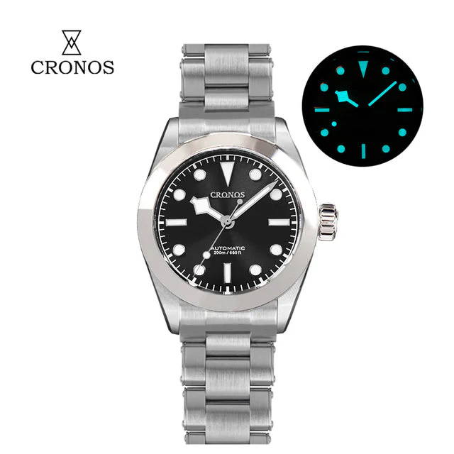 Cronos BB39 PT5000/SW200 Snowflake Automatic Watch L6026-Riveted bracelet - Image 3