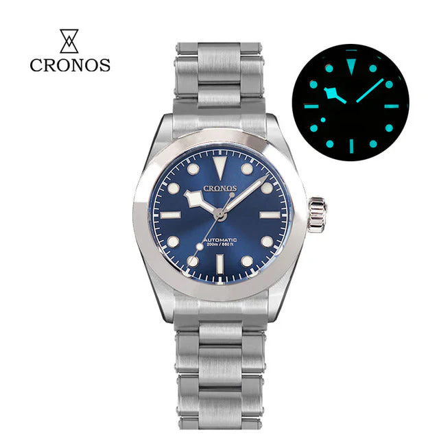 Cronos BB39 PT5000/SW200 Snowflake Automatic Watch L6026-Riveted bracelet - Image 5