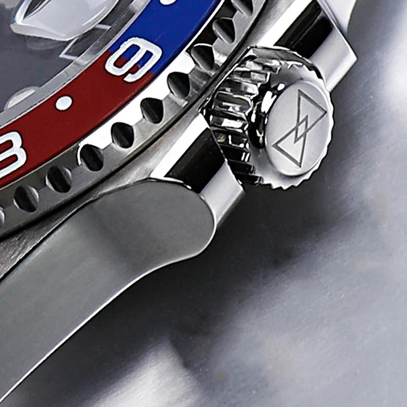 Cronos NH34 GMT Automatic Men Watch L6020M-White dial - Image 9