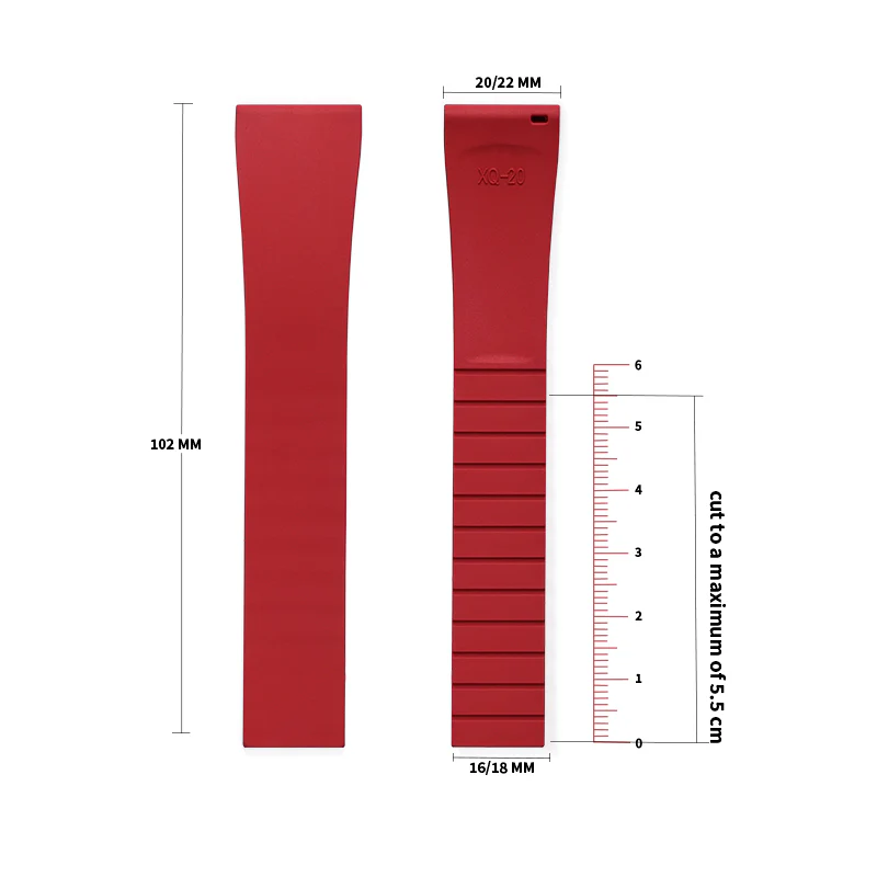 Cut-to-Size FKM Rubber Watch Strap - Image 25