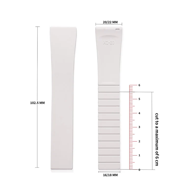 Cut-to-Size FKM Rubber Watch Strap - Image 4