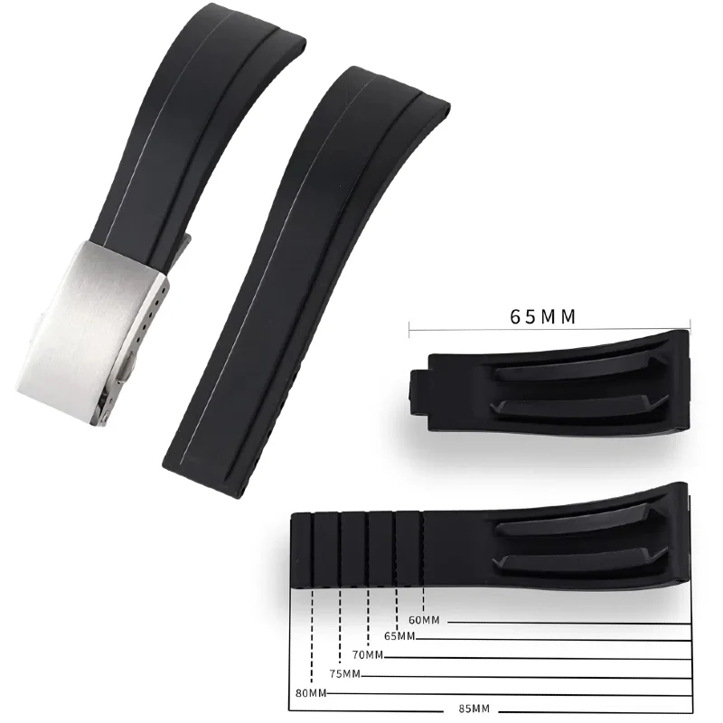 ★New Arrivals★Cut-to-Size TPU Rubber Watch Strap - Image 5