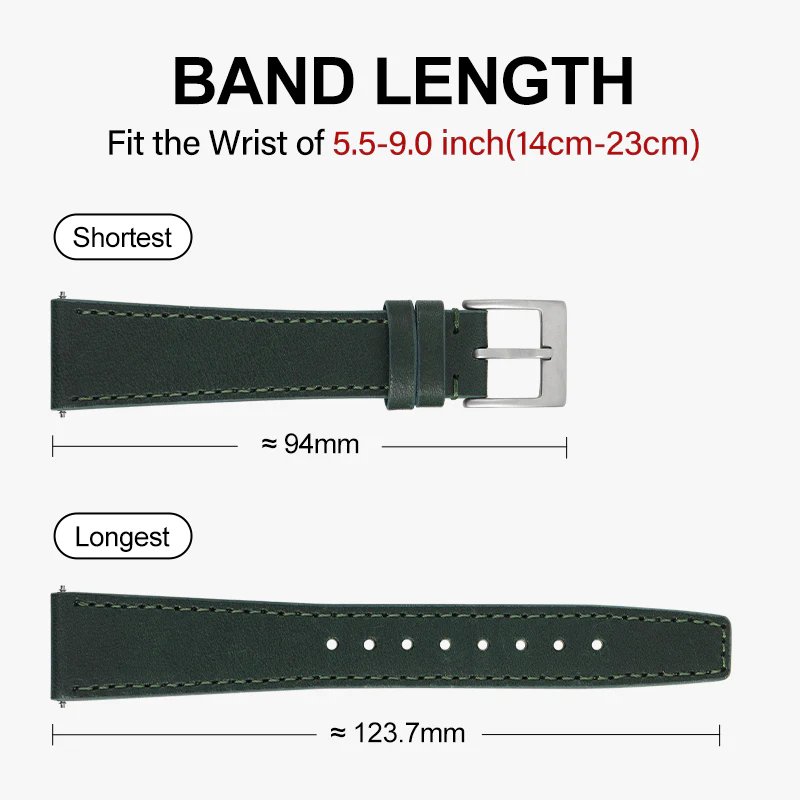 Leather Pilot Watch Band - Image 9