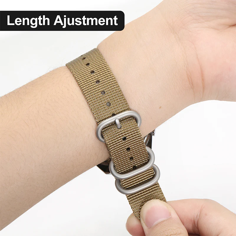 Thick Premium Woven Nylon Military Watch Strap Band - Image 13