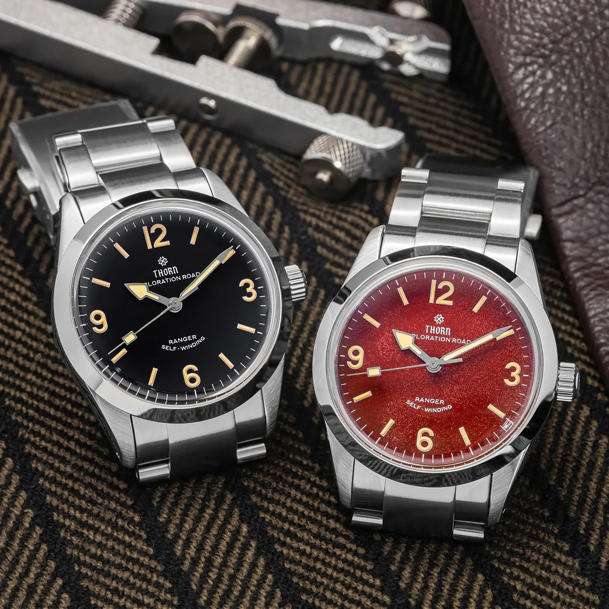 Thorn 34mm Vintage Mechanical Watch T003 - Image 31