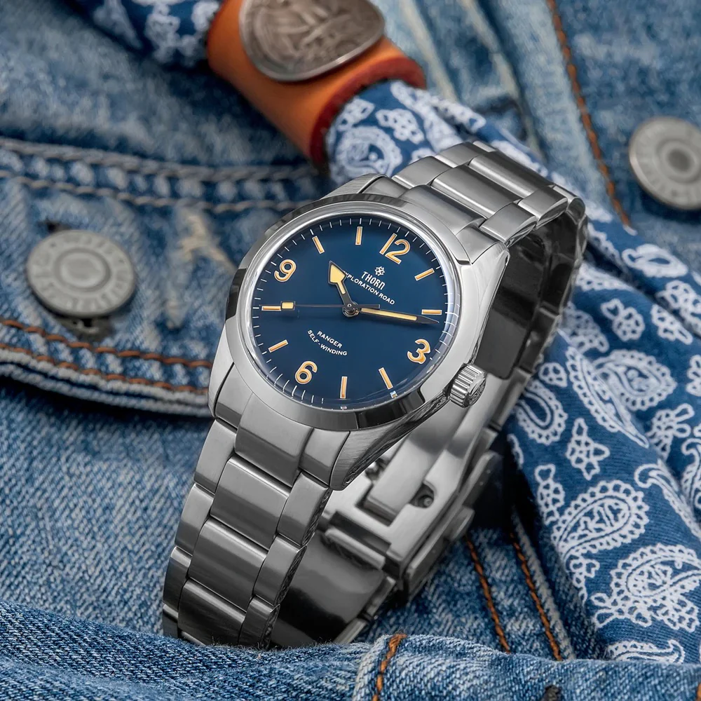 Thorn 34mm Vintage Mechanical Watch T003 - Image 6