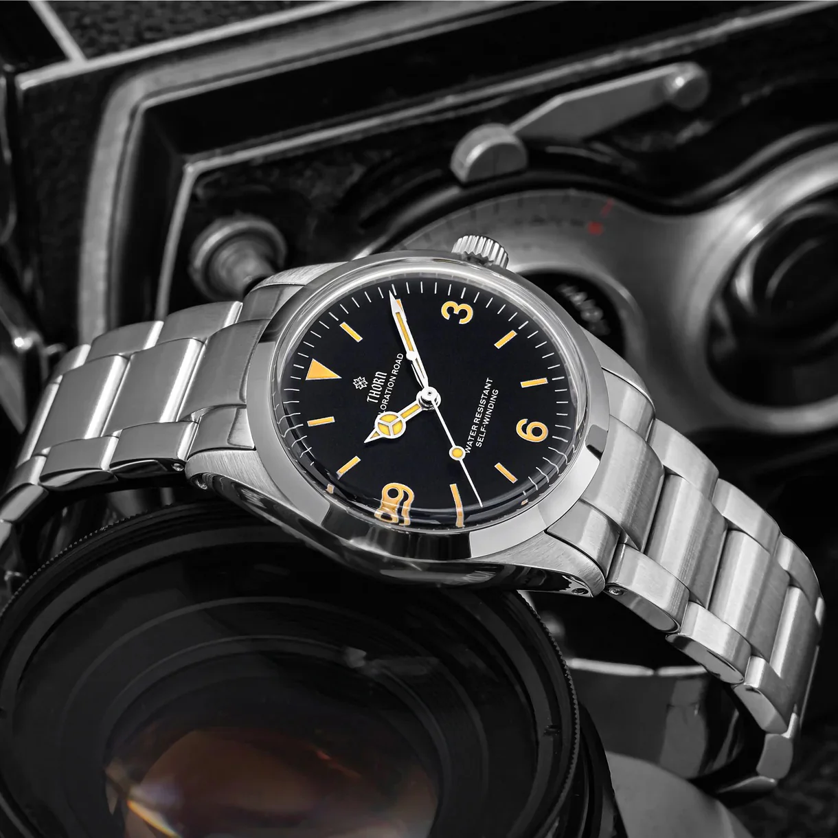 Thorn 34mm Vintage Mechanical Watch T005 - Image 8