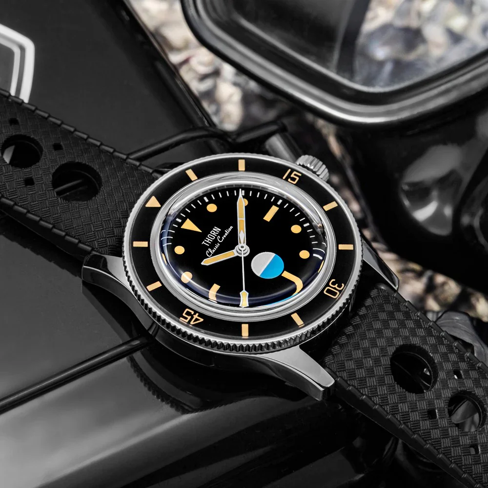 Thorn 38mm Titanium 50-Fathoms Dive Watch - Image 6