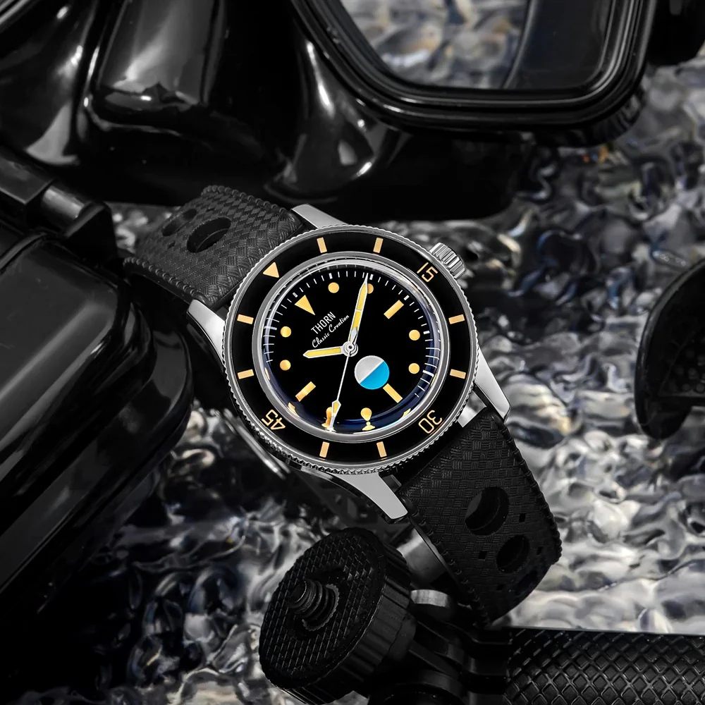 Thorn 38mm Titanium 50-Fathoms Dive Watch - Image 7