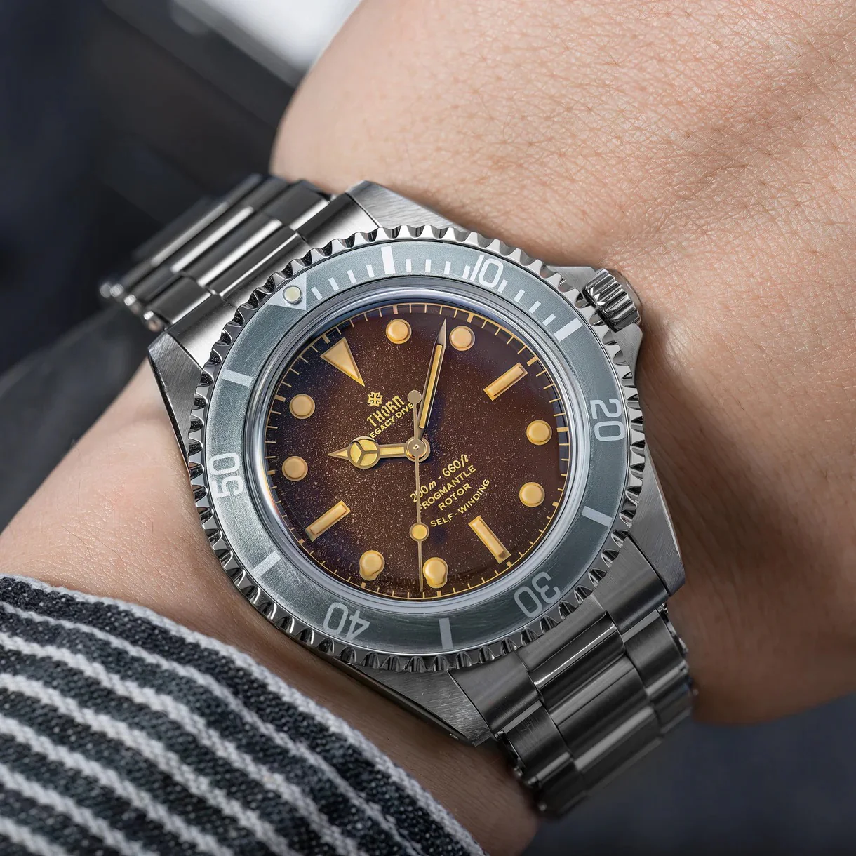 Thorn T023 40mm Vintage Sub Diver Watch V2 - Image 7