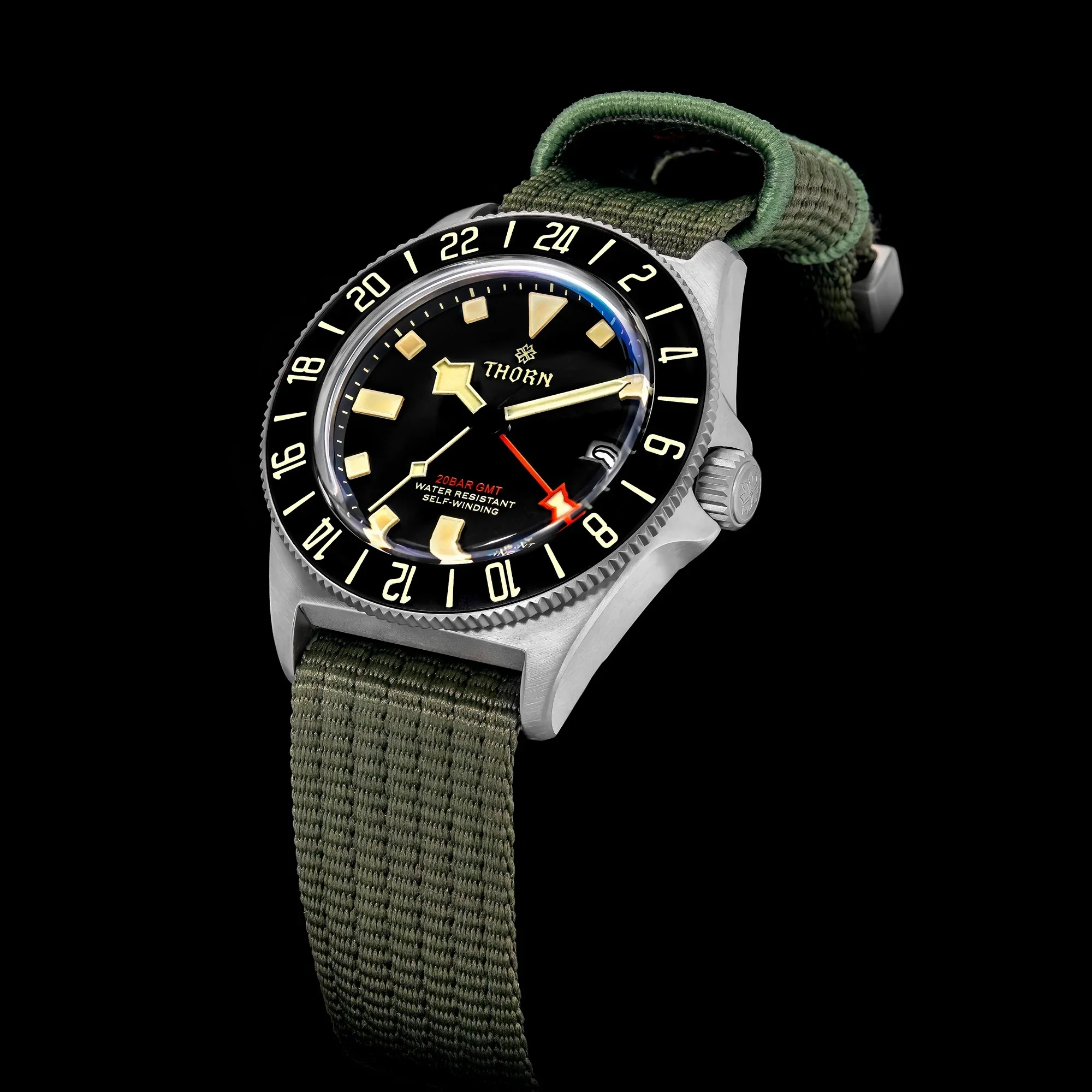 THORN 42mm NH34 GMT Automatic Dive Watch T020 - Image 13