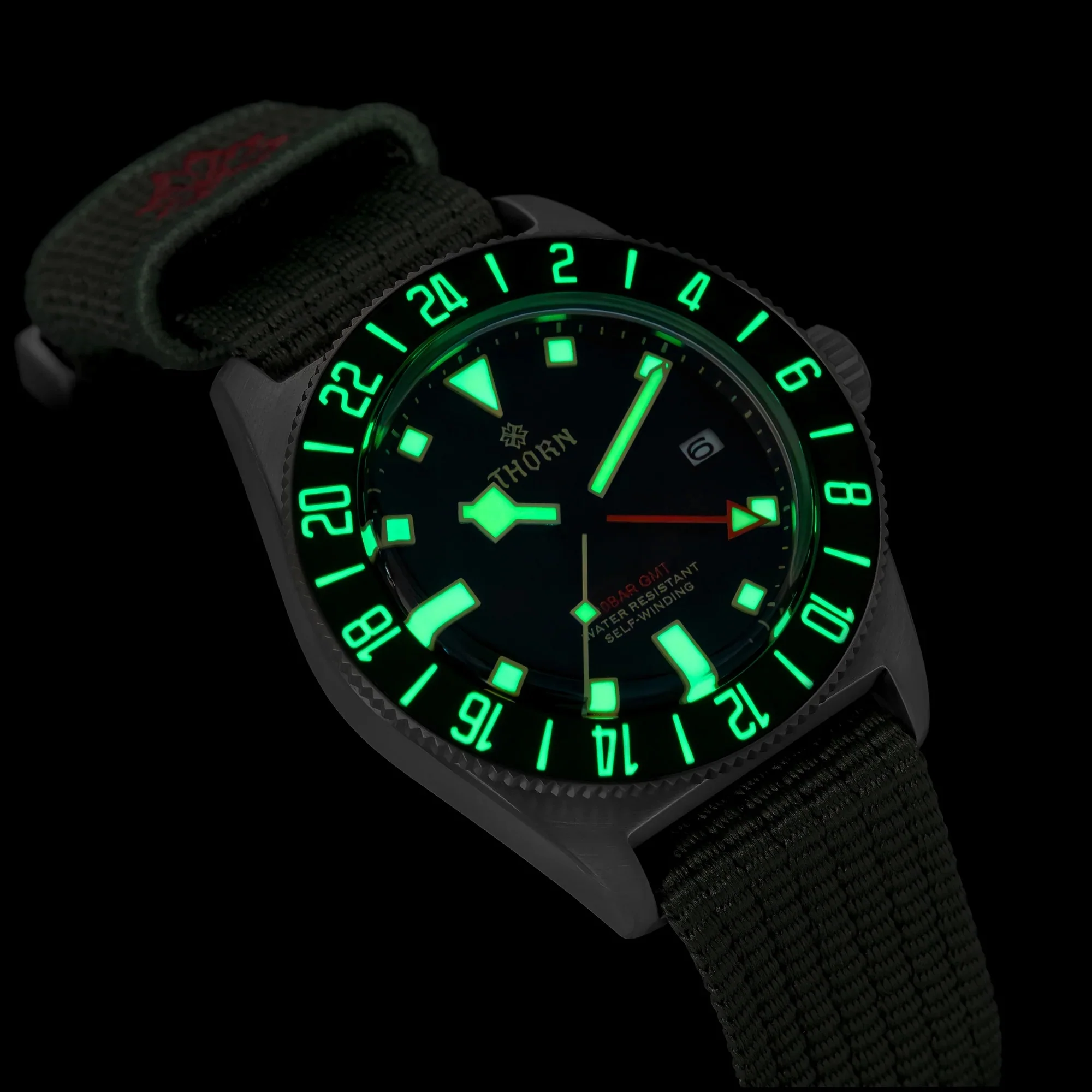 THORN 42mm NH34 GMT Automatic Dive Watch T020 - Image 14