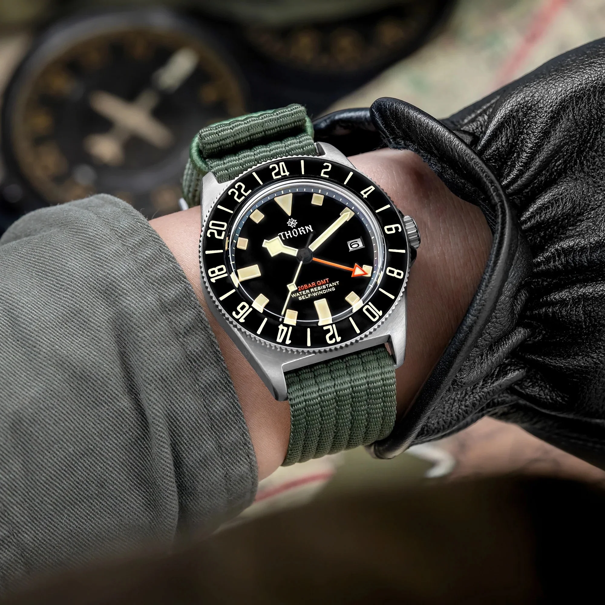 THORN 42mm NH34 GMT Automatic Dive Watch T020 - Image 22