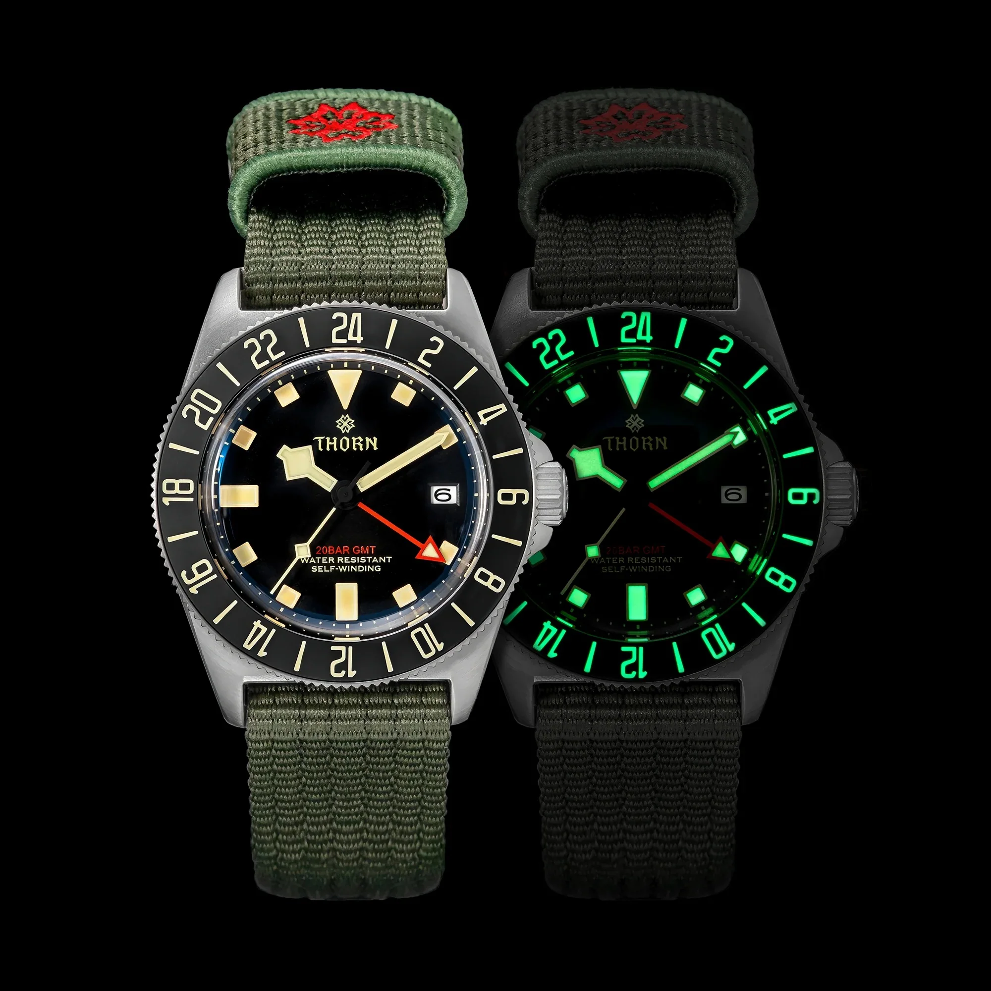 THORN 42mm NH34 GMT Automatic Dive Watch T020 - Image 3
