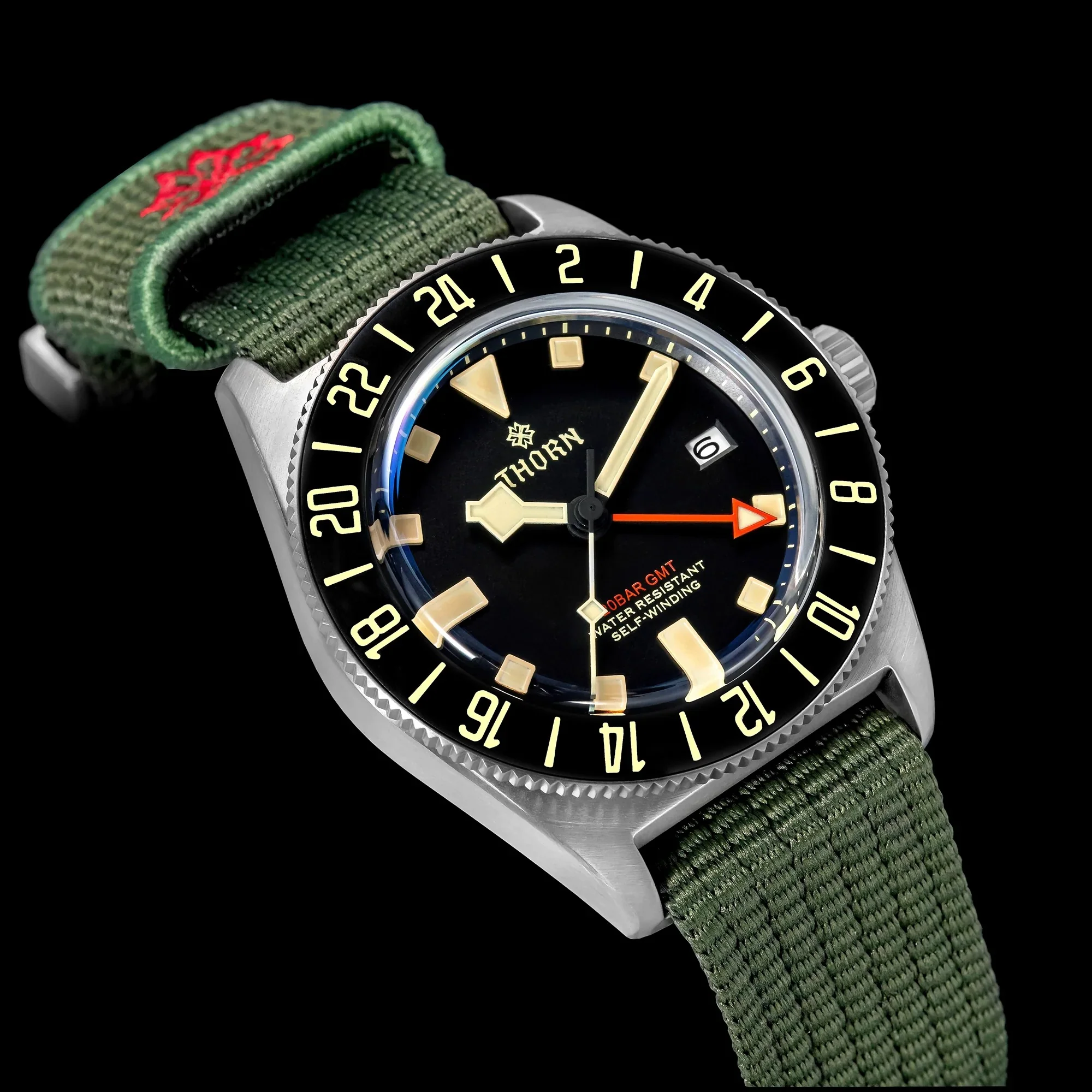 THORN 42mm NH34 GMT Automatic Dive Watch T020 - Image 5