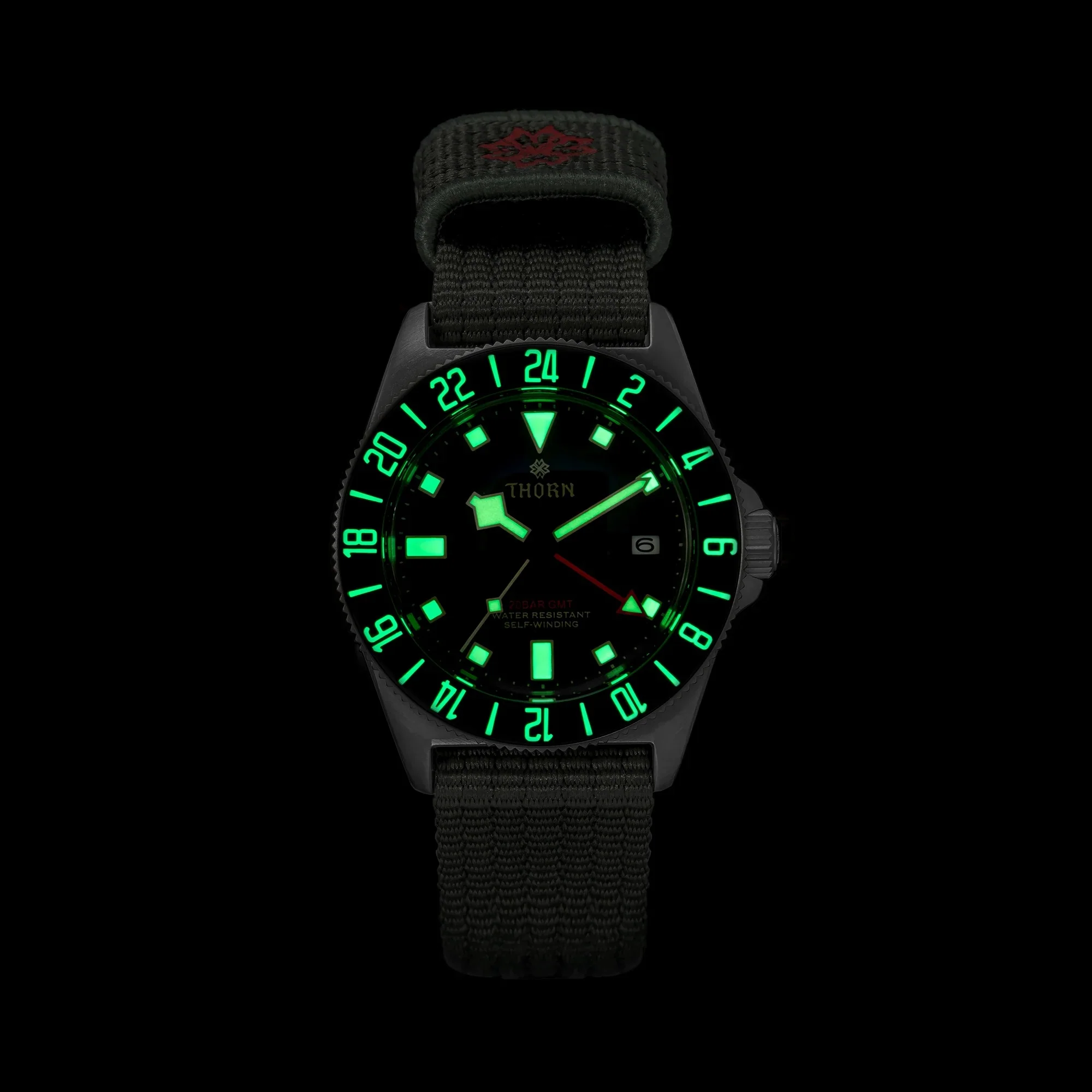THORN 42mm NH34 GMT Automatic Dive Watch T020 - Image 9
