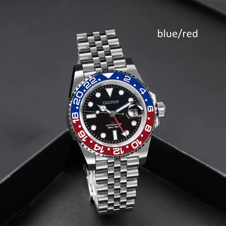 Cronos NH34 GMT Automatic Men Watch L6020M - Image 12