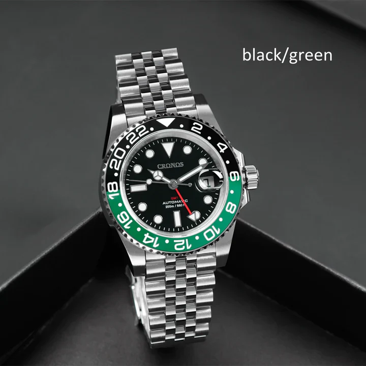 Cronos NH34 GMT Automatic Men Watch L6020M - Image 14