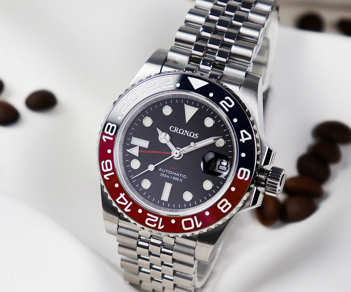 Cronos NH34 GMT Automatic Men Watch L6020M - Image 17