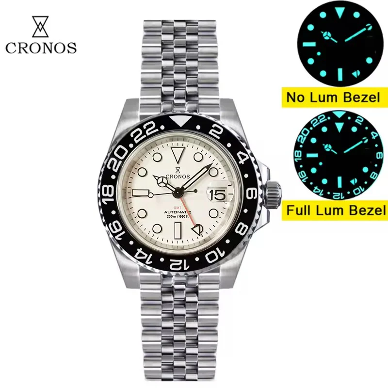 Cronos NH34 GMT Automatic Men Watch L6020M - Image 29