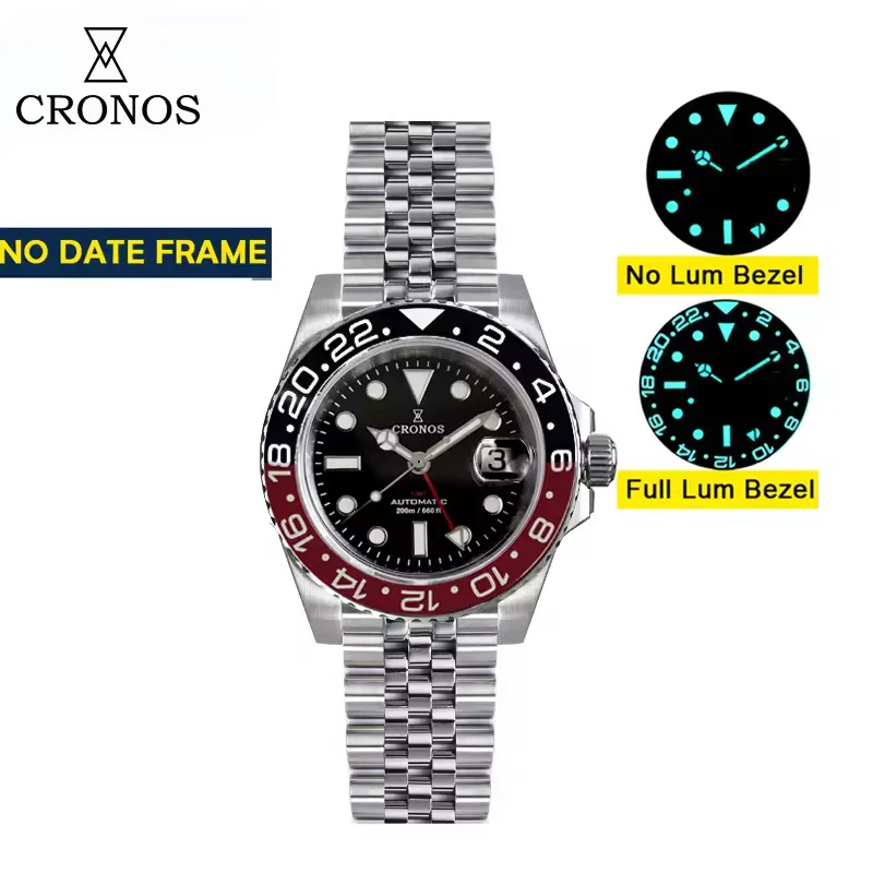 Cronos NH34 GMT Automatic Men Watch L6020M - Image 4