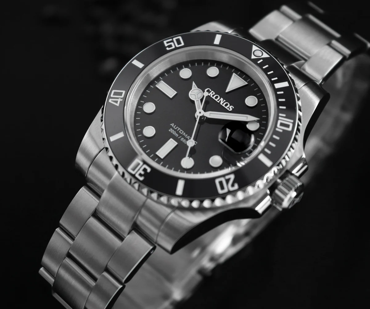 Cronos 2.5x Sub Diver NH35 Dive Watch L6015 with Calendar - Image 41