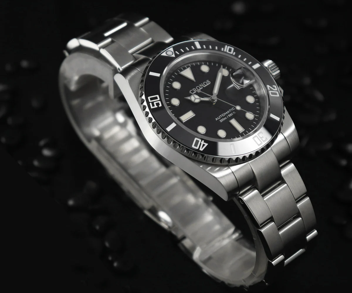 Cronos 2.5x Sub Diver NH35 Dive Watch L6015 with Calendar - Image 42