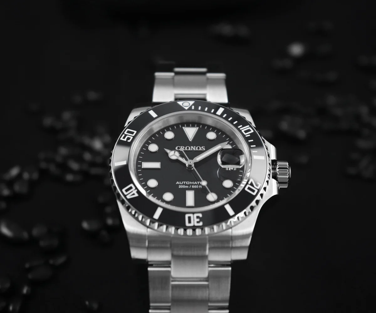 Cronos 2.5x Sub Diver NH35 Dive Watch L6015 with Calendar - Image 43