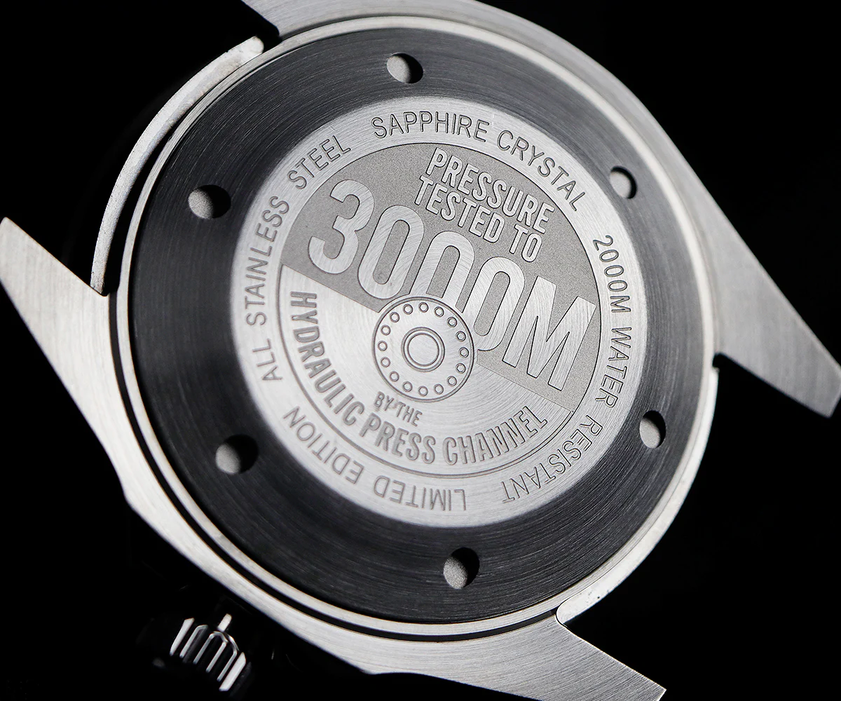 ★★US Warehouse★★Cronos 44mm Sub Diver Watch 2000 Meters Water Miyota 9015 L6039 - Image 14