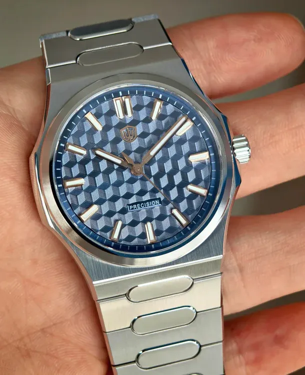 Watchdives Premier WD0016B Square-Block Faceted Dial Original Design - Image 15