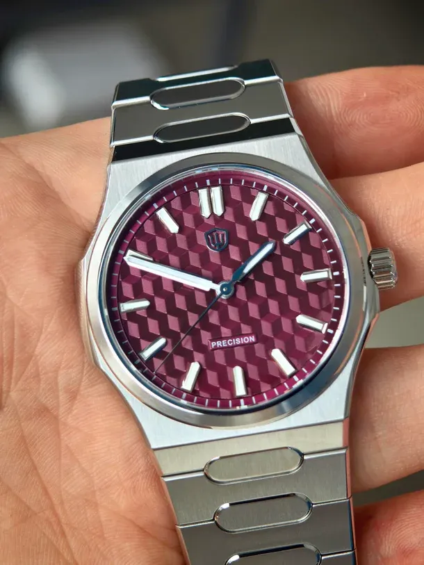 Watchdives Premier WD0016B Square-Block Faceted Dial Original Design - Image 21