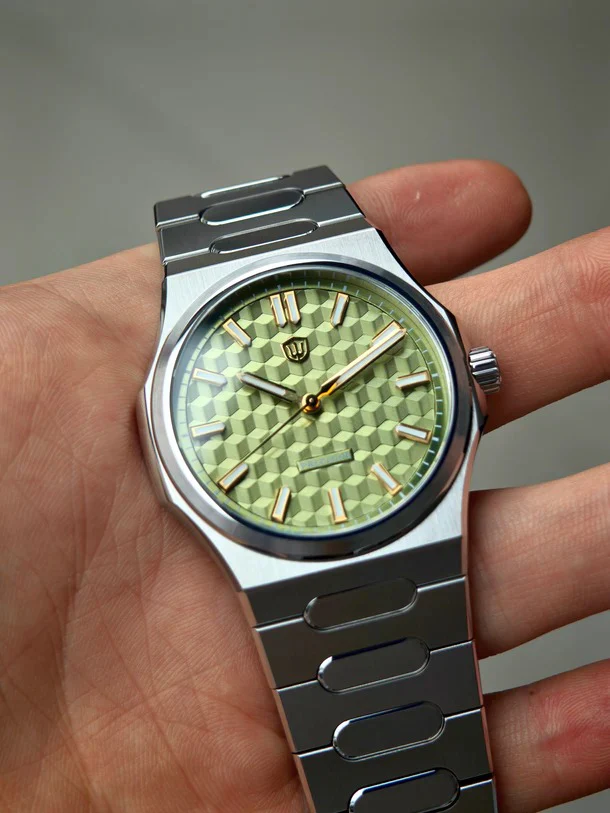 Watchdives Premier WD0016B Square-Block Faceted Dial Original Design - Image 29
